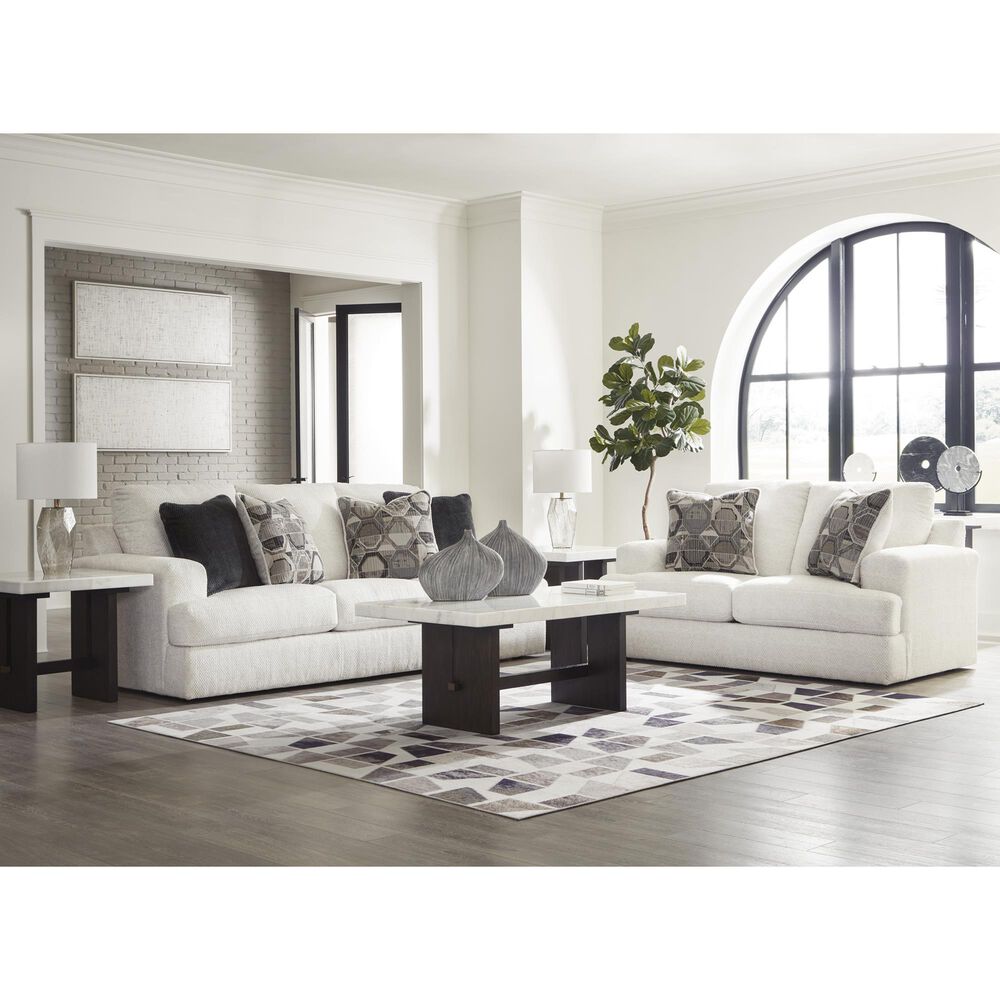 Ashley Karinne Stationary Sofa in Linen, , large