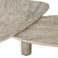 Four Hands Zion Coffee Table Set in Antique White Marble, , large