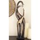 Maple and Jade Eclectic Giraffe Sculpture in Copper, Brass and Silver, , large