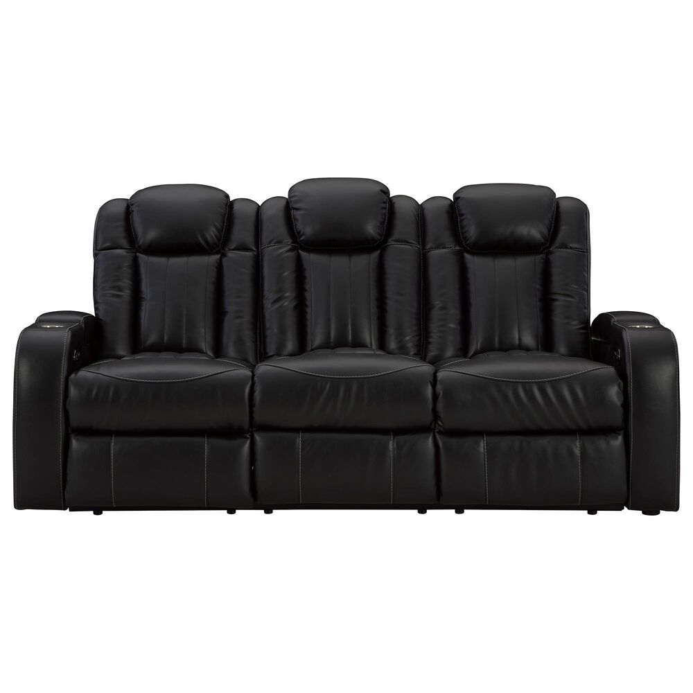 Ashley Caveman Den 2-Piece Power Reclining Living Room Set in Midnight, , large