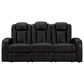 Ashley Caveman Den 2-Piece Power Reclining Living Room Set in Midnight, , large