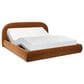 Jennifer Taylor Home Archie Upholstered Platform Bed Frame in Burnt Orange, , large