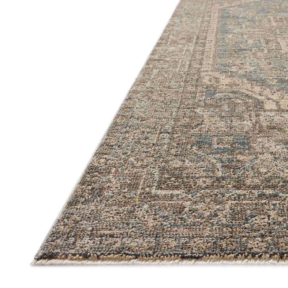 Loloi Priscilla Blue and Bark 3&#39;6&quot; x 5&#39;3&quot; Area Rug, , large