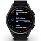 Garmin Approach S50 43mm Golf and Fitness Smartwatch Slate Aluminum Bezel Case with Black Nylon Band, , large