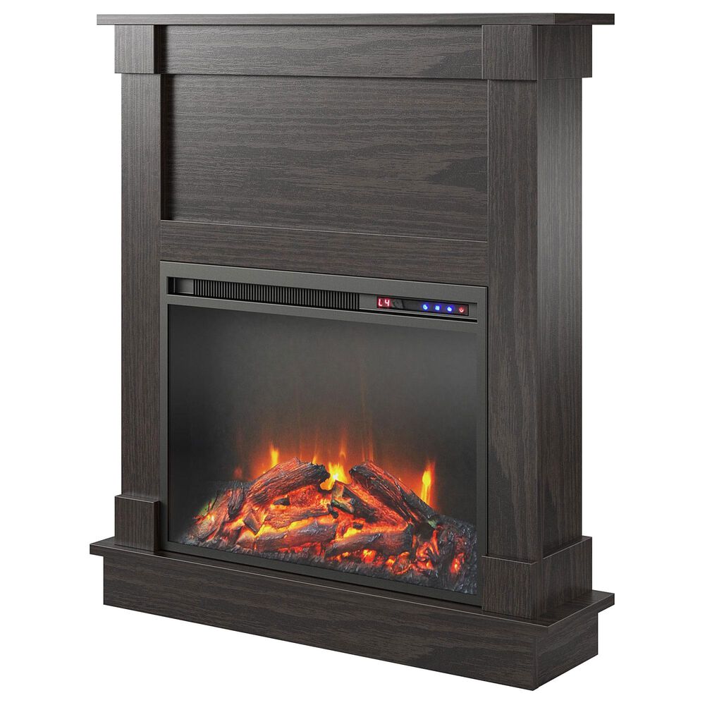 DHP Euclid Fireplace Mantel in Espresso, , large