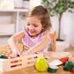 Melissa & Doug Wooden Cutting Food Play Food Set in Multicolor, , large