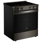 Whirlpool 5.3 Cu. Ft. Slide-In Electric Range in Black Stainless Steel, , large