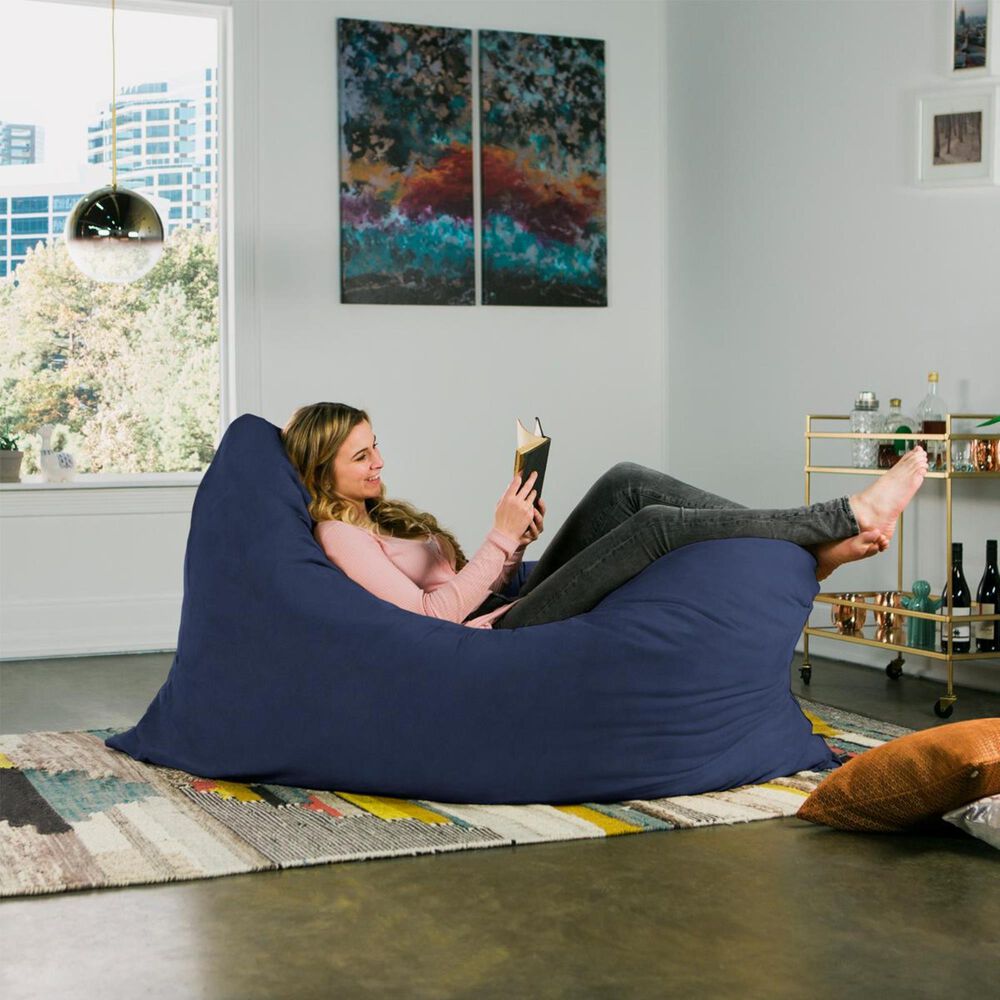 Jaxx 5.5&#39; Pillow Bean Bag Pillow in Navy, , large