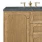 James Martin Vanities Laurent 36" Single Bathroom Vanity in Light Natural Oak with 3 cm Parisien Bleu Quartz Top and Rectangular Sink, , large