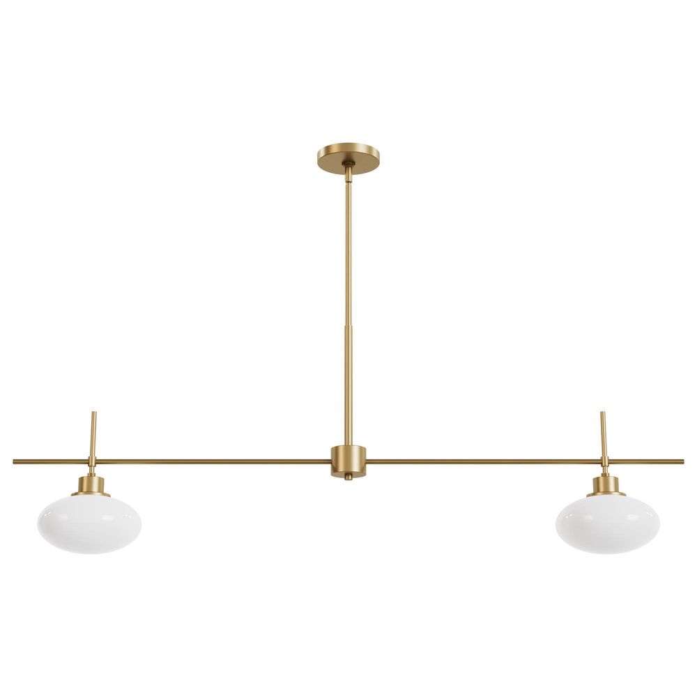 Hunter Getty Jasmine Roth 2-Light Linear Ceiling Light in Luxe Gold, , large