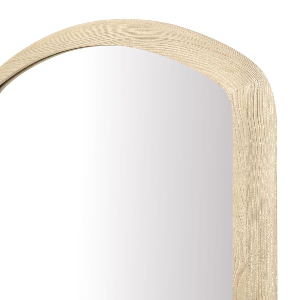 James Martin Gracyn 28&quot; Rectangular Arched Mirror in Coastal Driftwood, , large