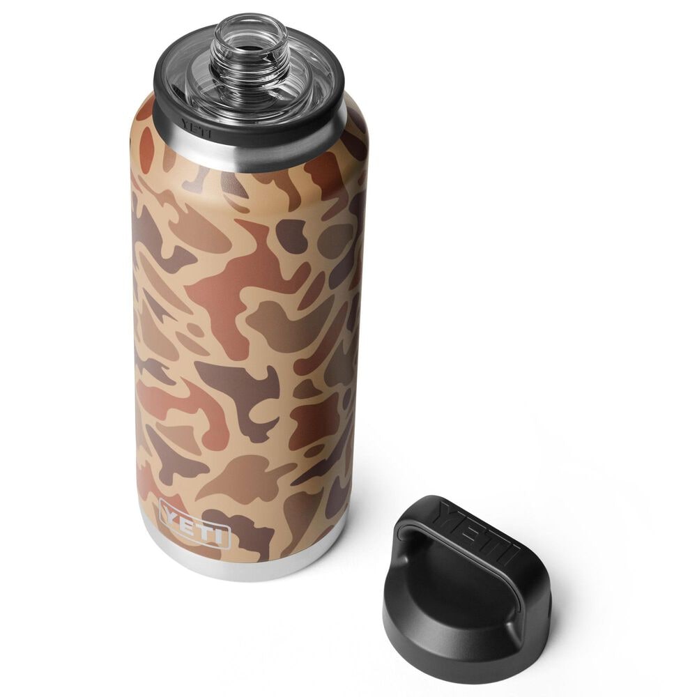 YETI Rambler 46 Oz Water Bottle with Chug Cap in Wetlands Camo, , large