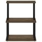 HOMLUX Turn-N-Tube 3-Tier Toolless Kitchen Storage Shelf in Columbia Walnut and Black, , large