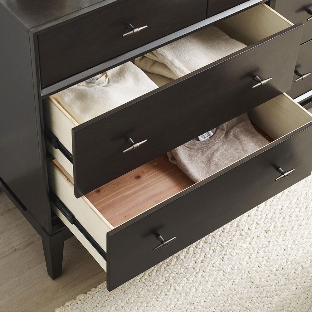 Riva Ridge Sutton 7-Drawer Dresser and Mirror in French Roast, , large