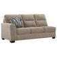 Ashley Olten 2-Piece Right Facing Sectional with Chaise in Mocha, , large