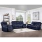 Steve Silver Valencia Power/Power Recliner Sofa in Ocean Blue, , large