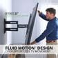 Sanus Advanced Full-Motion 4D and Shift Wall Mount for 32" - 65" TVs in Black, , large