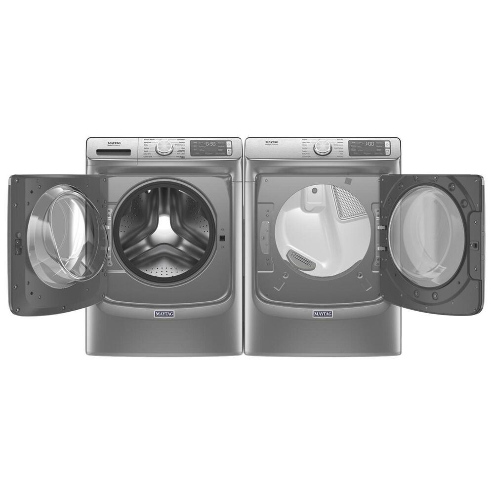 Maytag 5.0 Cu. Ft. Front Load Washer with Steam in Metallic Slate, , large