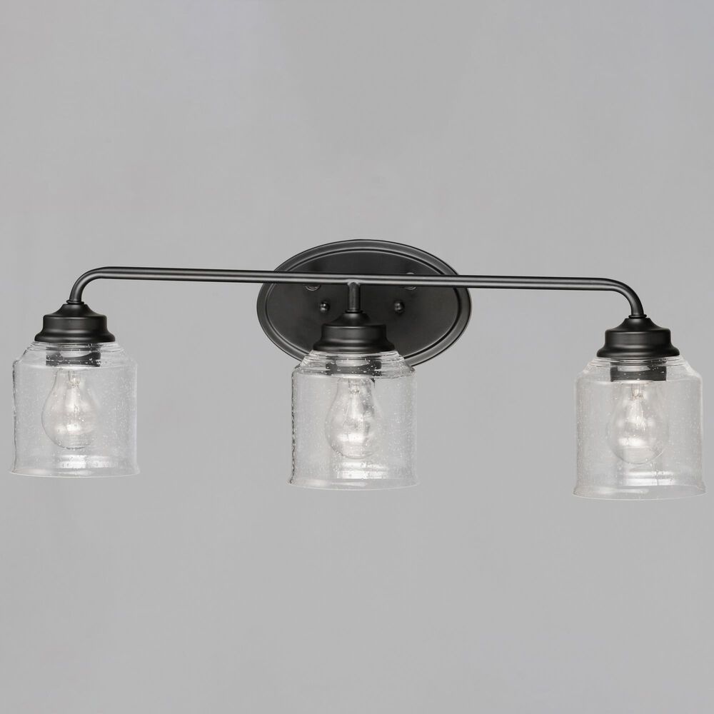 Maxim Lighting Acadia 3-Light Bath Vanity in Black, , large