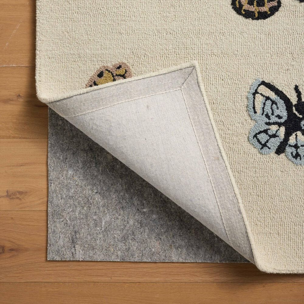 Rifle Paper Co. x Loloi Highgrove Animal Print Cream 5&#39; x 7&#39;6&quot; Area Rug, , large
