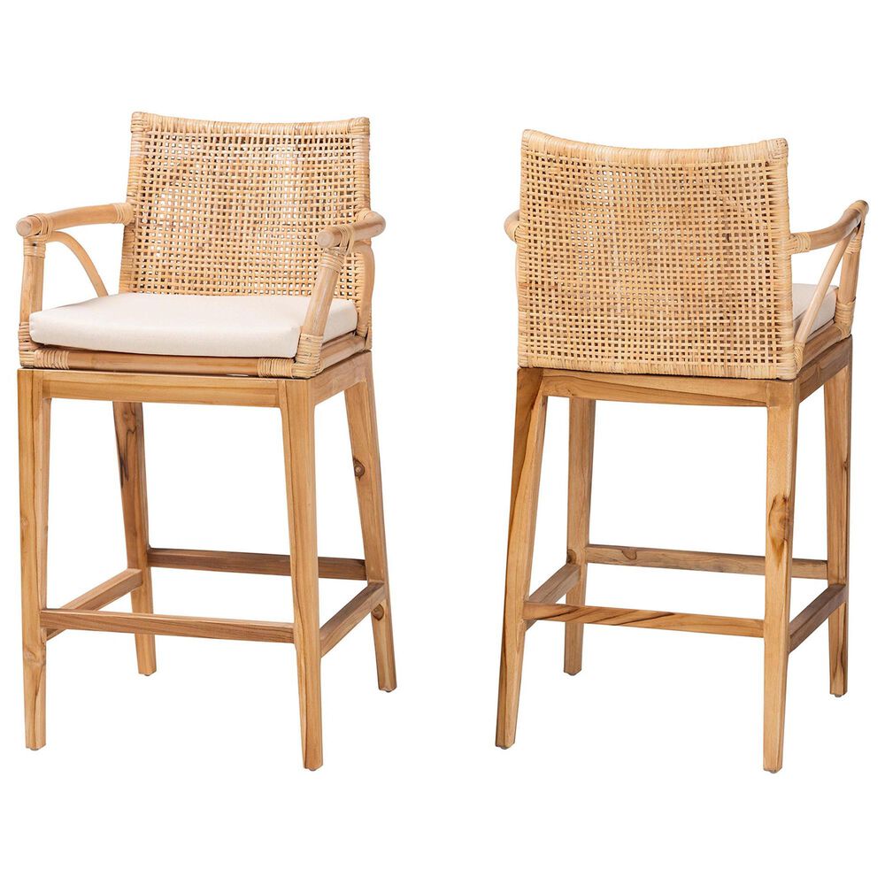 Baxton Studio Storsel Counter Stool in Natural (Set of 2), , large