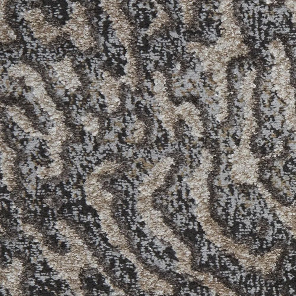 Feizy Rugs Vancouver 6&#39;7&quot; x 9&#39;6&quot; Beige and Charcoal Area Rug, , large
