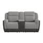 Mayberry Hill Hornet Manual Reclining Loveseat in Grey, , large