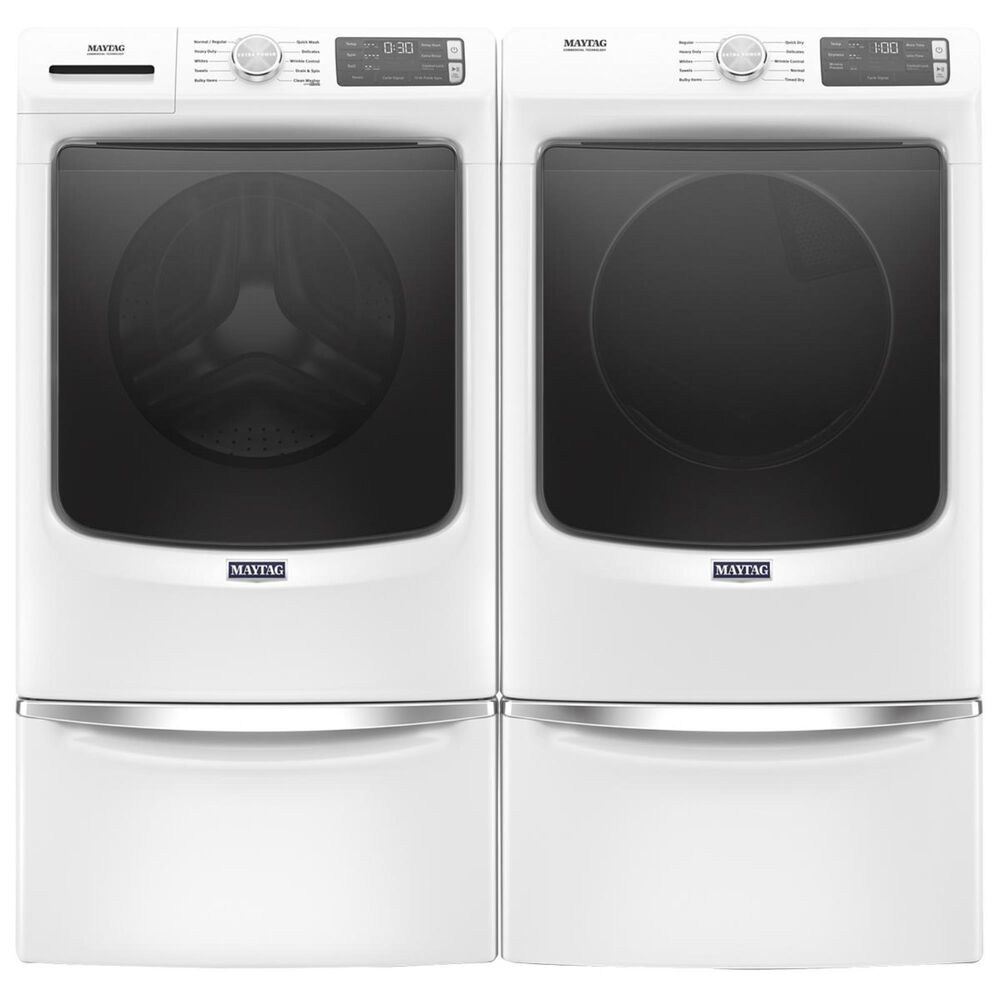 Maytag 27" Electric Dryer in White, , large