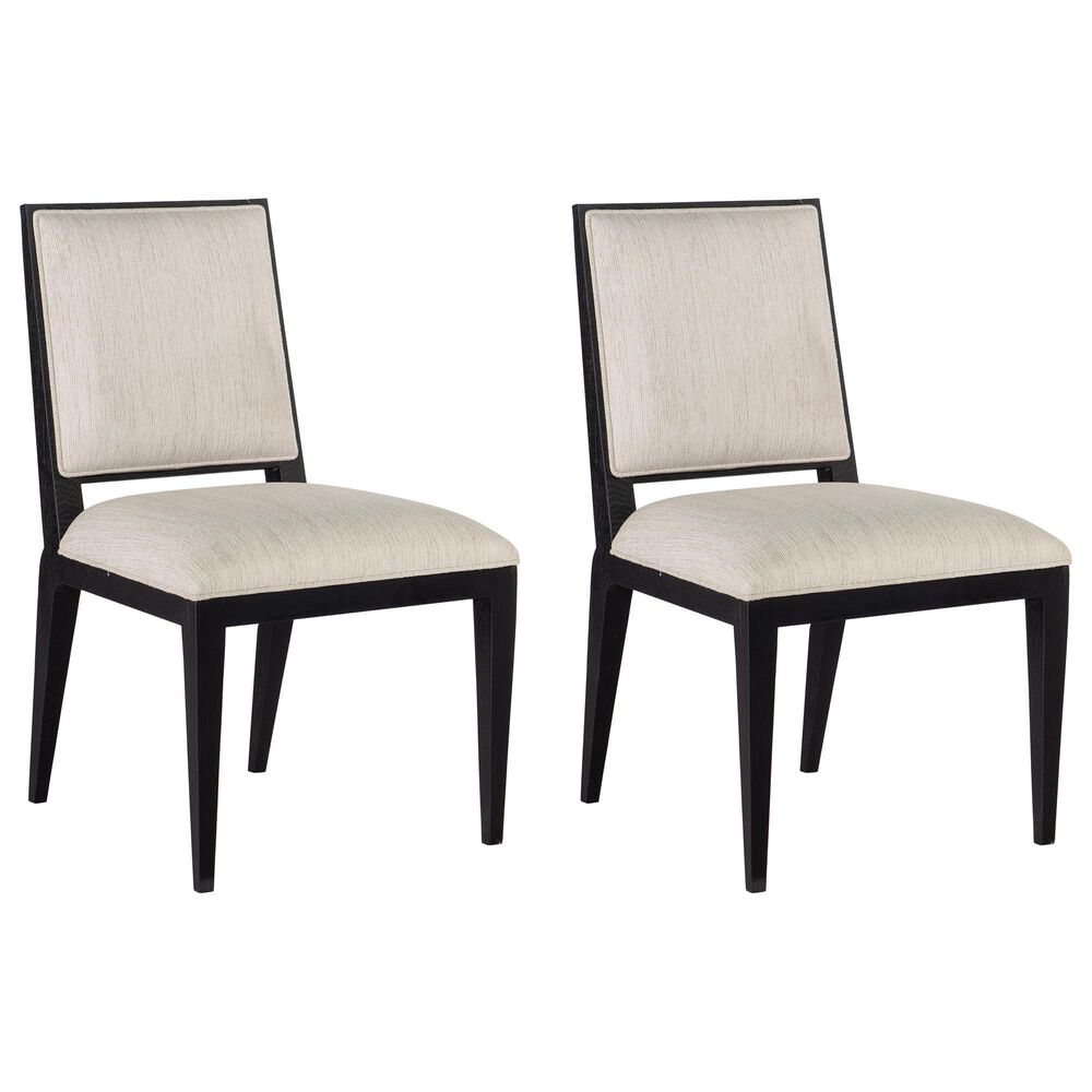 Hooker Furniture Linville Falls Linn Cove Upholstered Side Chair in Black (Set of 2), , large