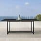 Blue River Grand Rectangle Patio Dining Table in Black, , large