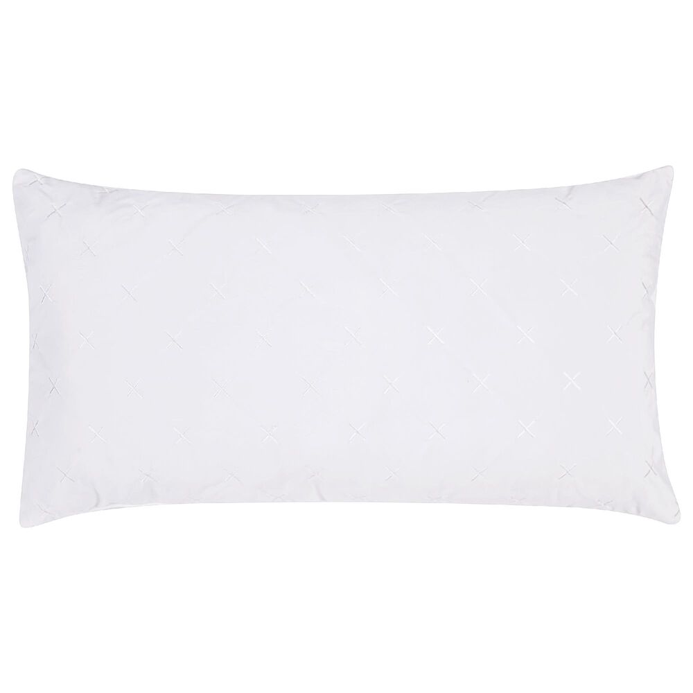 Pem America Kristen Bolster Decorative Pillow in White, , large