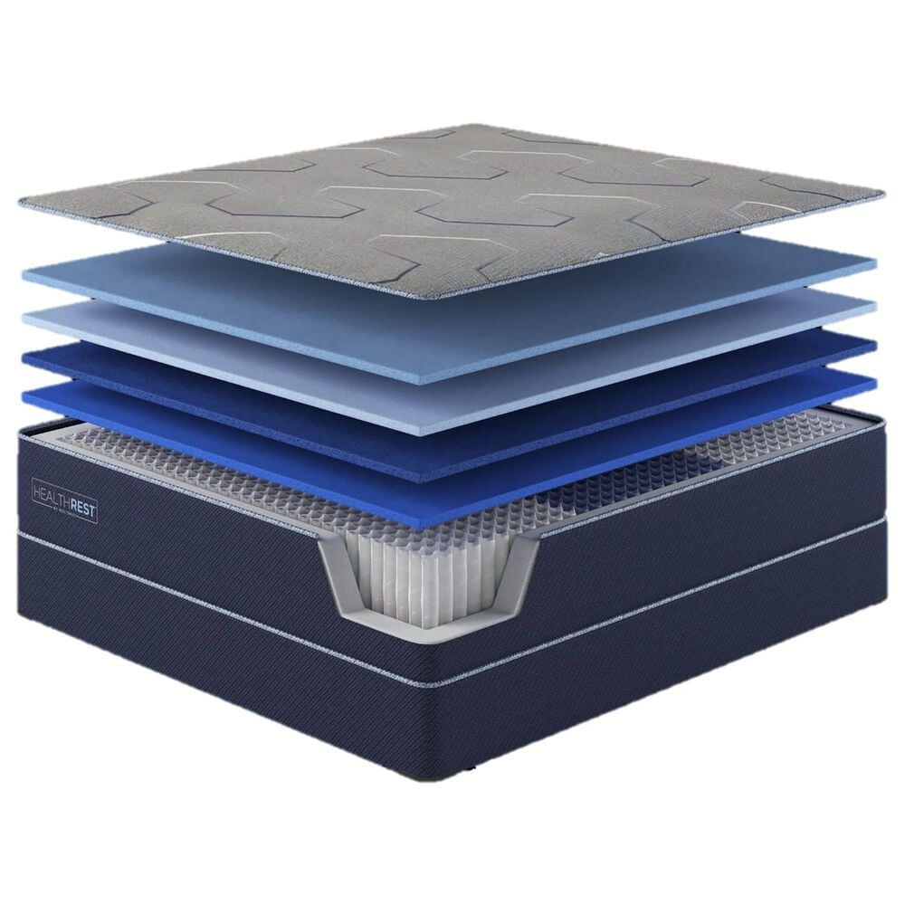 Hearth and Haven Restonic HealthRest PolarBreeze Plush Queen Mattress, , large