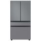 Samsung Bespoke Bespoke 4-Door French Door Refrigerator Middle Panel in Stainless Steel, , large