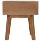 LH Imports Gia 1-Drawer Nightstand in Warm Pecan, , large