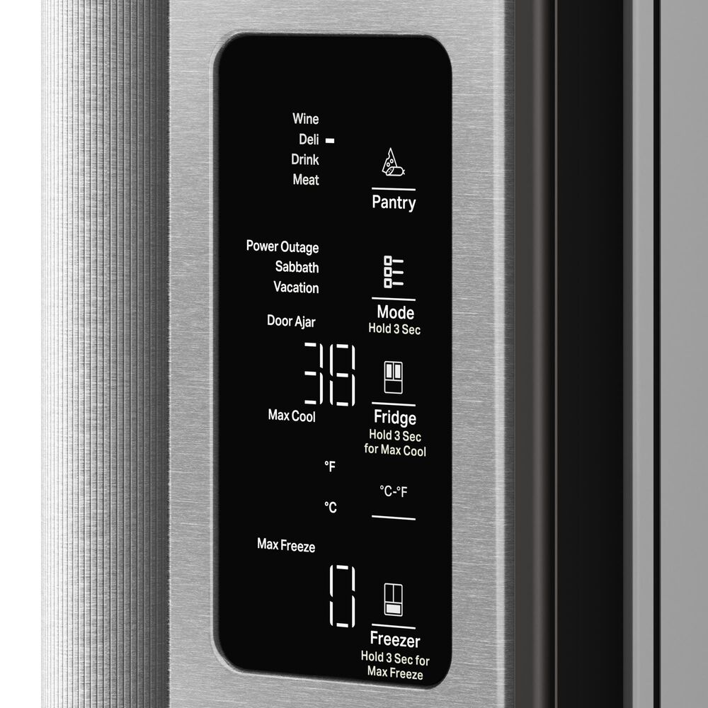 KitchenAid 23.1 Cu. Ft. Freestanding French Door Refrigerator with Intelligent Auto Fill in PrintShield Stainless Steel, , large