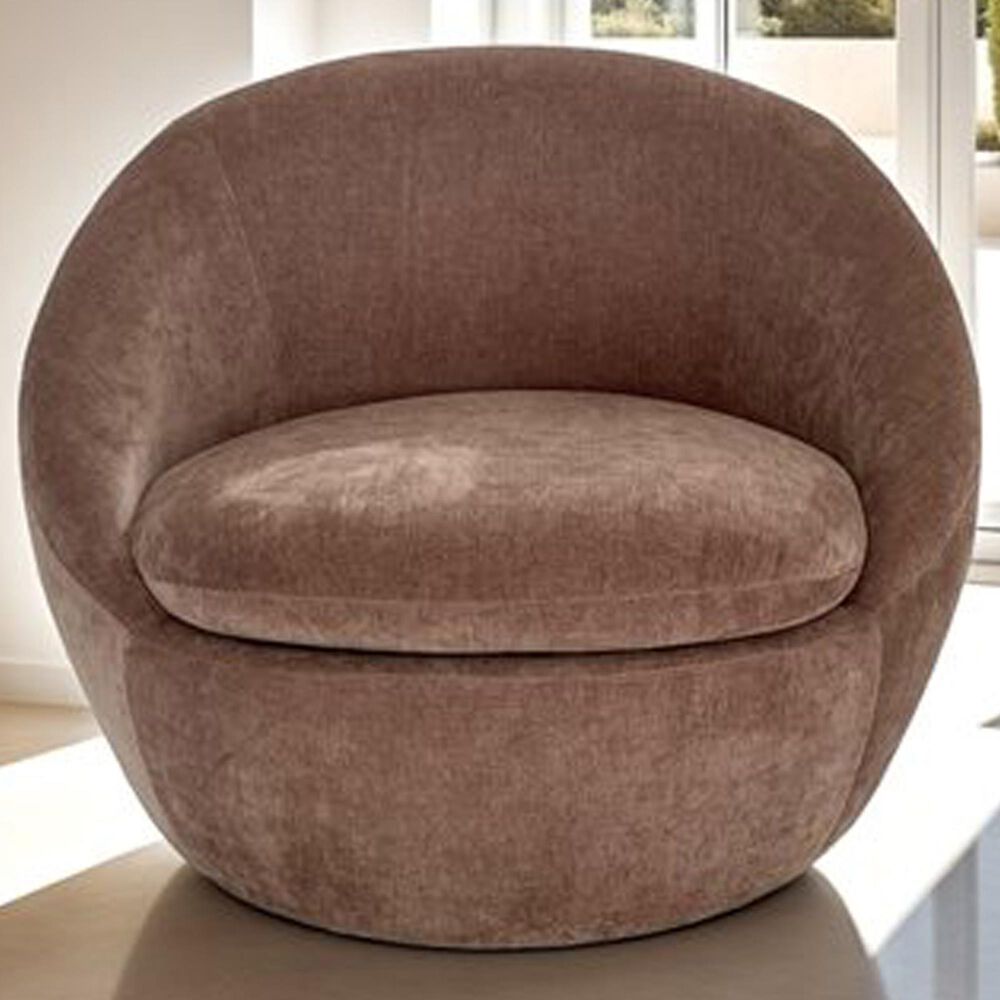 Golden Wave Furniture Blossom Swivel Chair in Rose, , large
