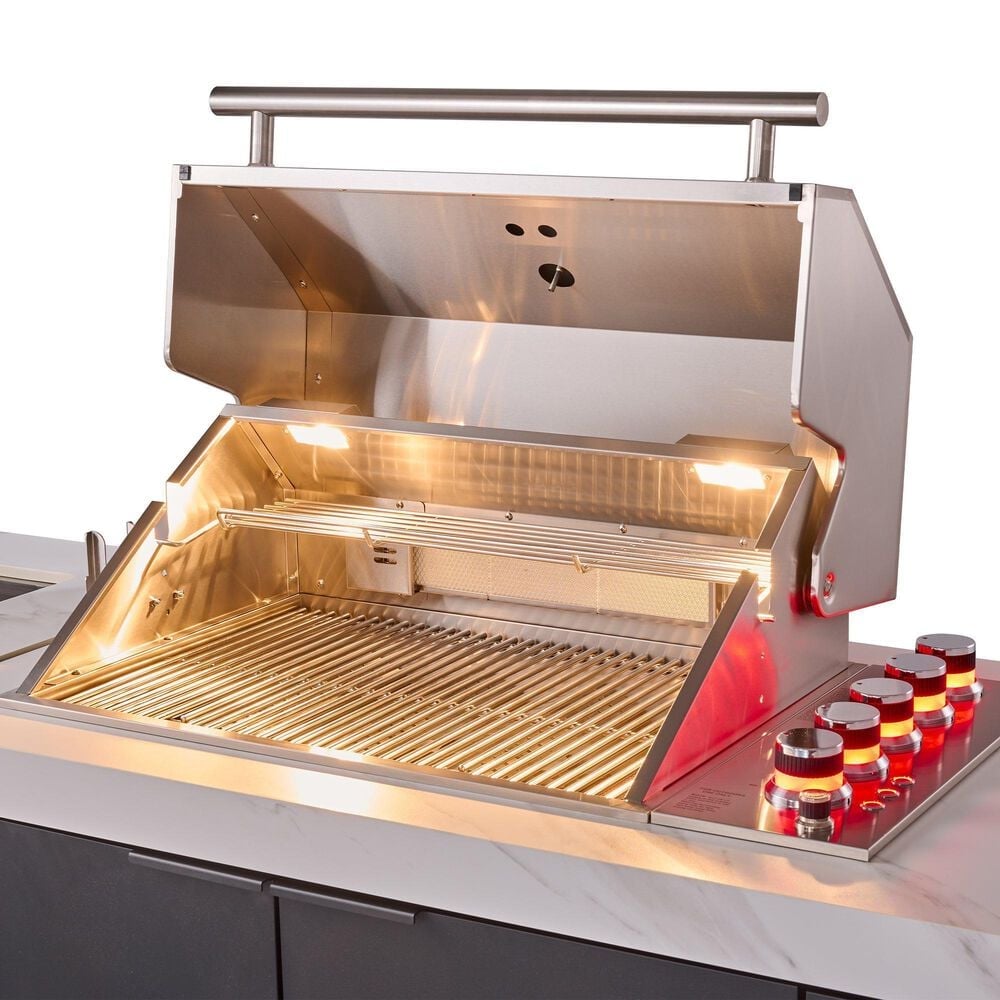 Forno Rimini 3-Piece Outdoor Kitchen Grill Set in Black and White, , large