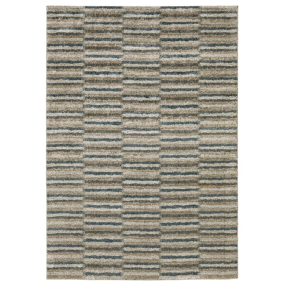Oriental Weavers Alton 3"3" x 5" Beige and Blue Area Rug, , large