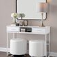 LumiSource Lenuxe 24" Metal Table Lamp with Grey Sparkly Linen Shade in Brushed Nickel (Set of 2), , large
