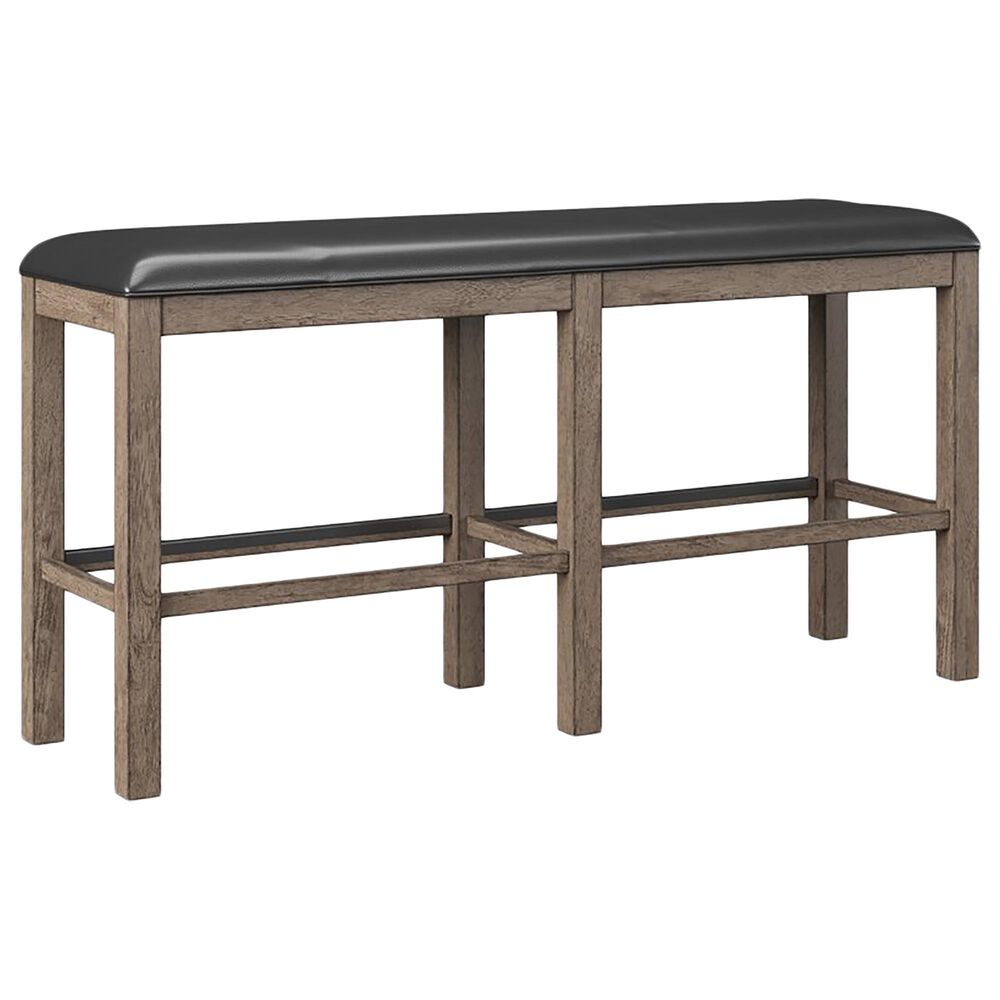 Golden Wave Furniture Benton 4-Piece Bar Set in Brown, , large