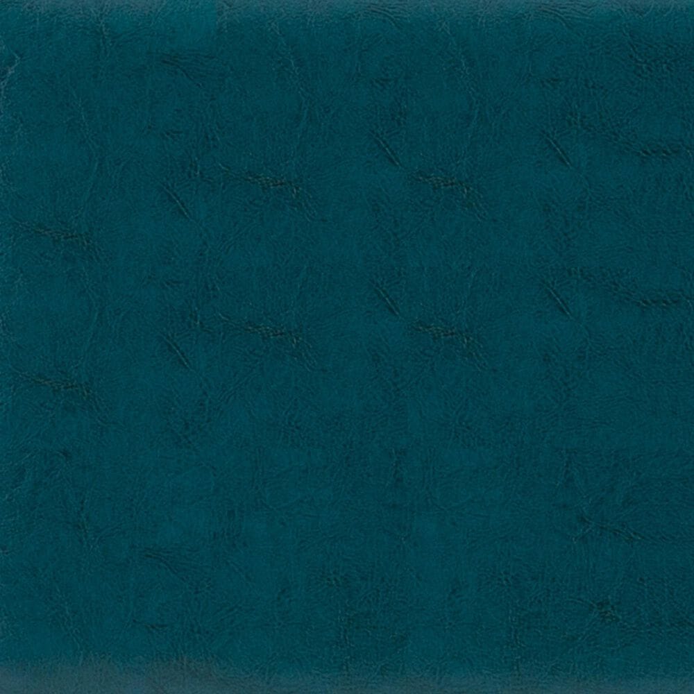 Linon Home Decor Claridge Counter Stool with Blue Cushion in Dark Brown, , large