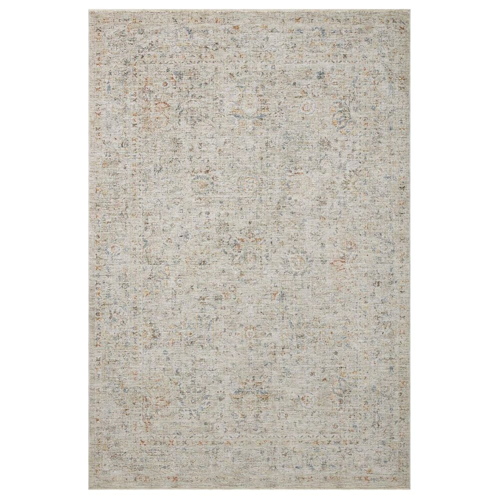 Amber Lewis x Loloi Honora Bone and Multicolor 3"9" x 5"9" Area Rug, , large