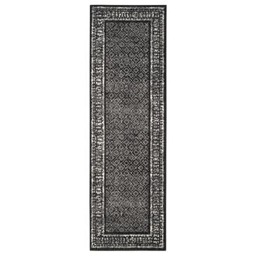 Safavieh Adirondack ADR110A-210 2"6" x 10" Black/Silver Runner, , large