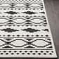 Surya Moroccan Shag MCS-2305 2" x 3" Black and White Area Rug, , large