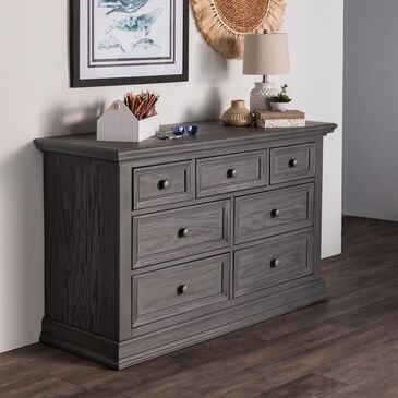 Oxford Baby Glenbrook 7 Drawer Dresser in Graphite Gray, , large