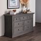 Oxford Baby Glenbrook 7 Drawer Dresser in Graphite Gray, , large