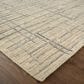 Feizy Kirkwood 2" x 3" Beige and Silver Area Rug, , large