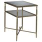 Ashley Cloverty End Table in Aged Gold and Clear, , large