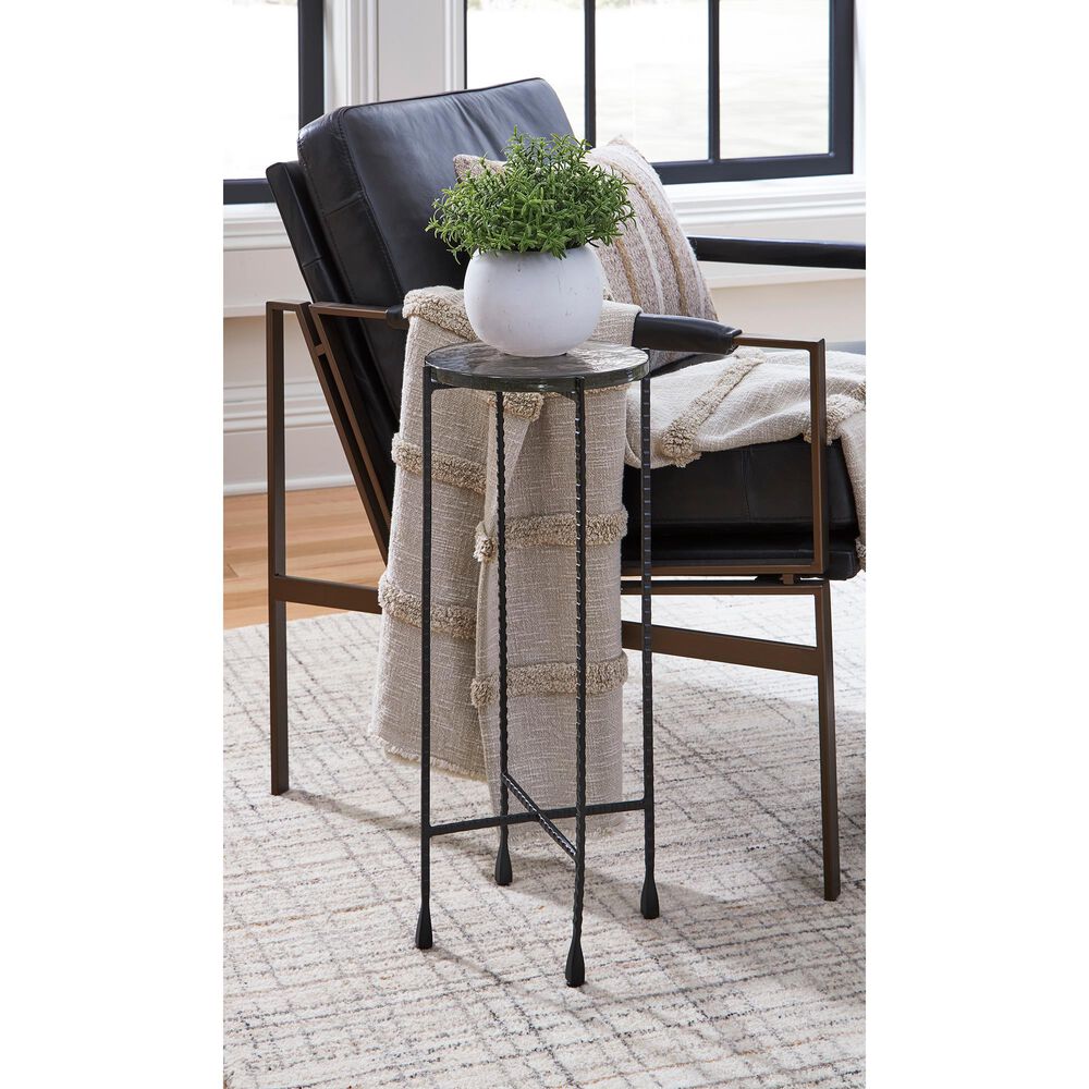 Ashley Newgoren Accent Table in Clear and Black, , large