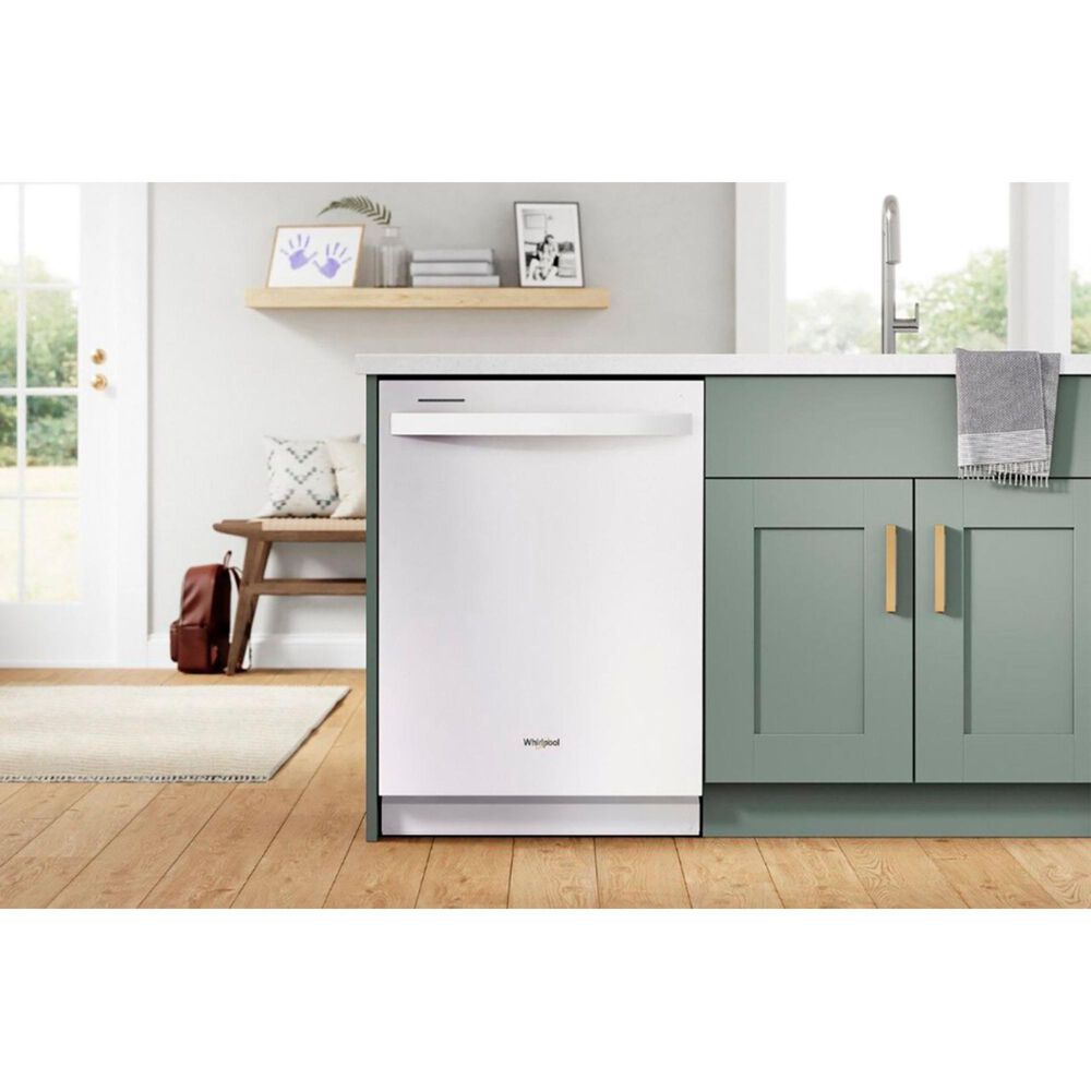 Whirlpool 24&quot; Built-In Bar Handle Dishwasher with 47 Decibel in White, , large